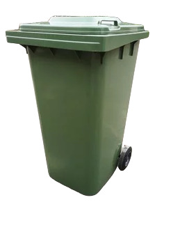 Контейнер для ТПВ об'ємом 240 літрів WEBER, колір зелений